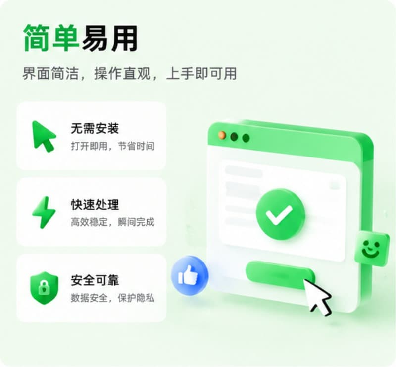 简单易用，上手门槛低